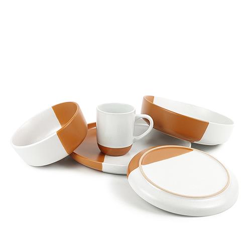 spliced stoneware dinnerset