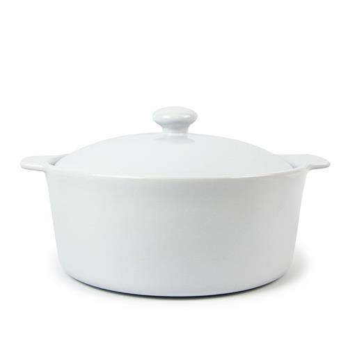 solid color ceramic casserole