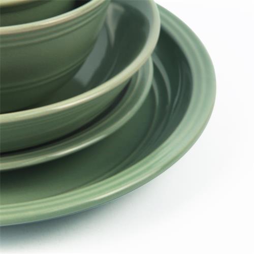 solid glazed embossed tableware for sale