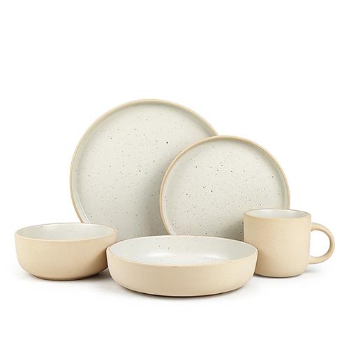 2 tone glaze dinner set