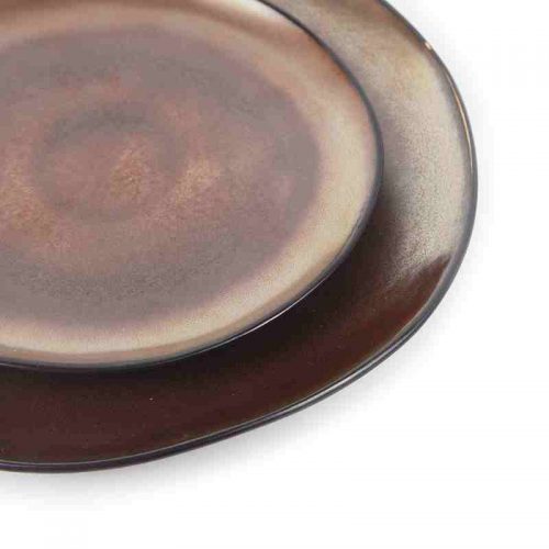 glossy reactive glazed plates