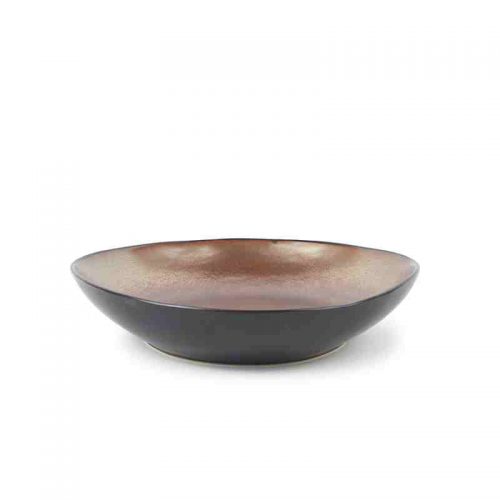 glossy reactive glazed bowl