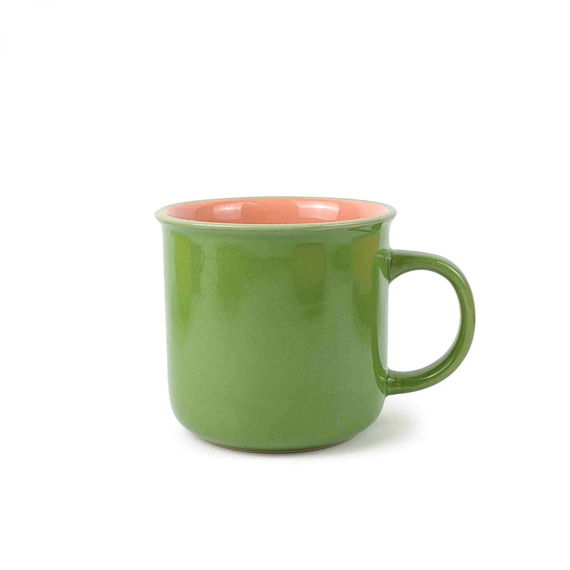 colorful ceramic mug