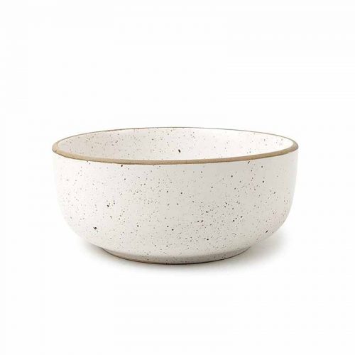 cereal bowl with speckles