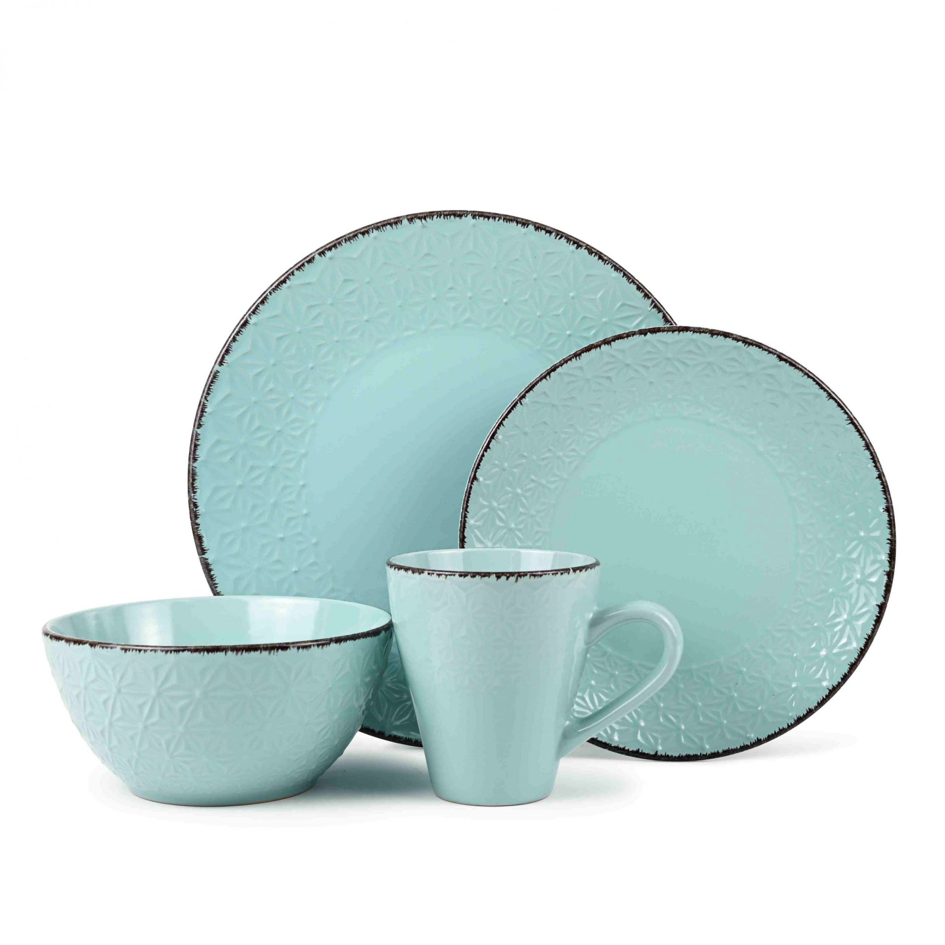 embossed stoneware dinner sets