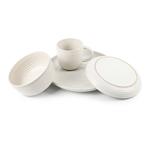 ripple white dinnerware set for sale