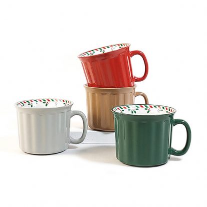 embossed ceramic coffee mugs for sale