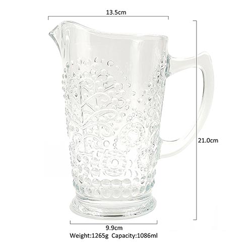 bulk buy embossed beer glass set